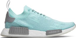 Adidas: Синие кроссовки  NMD_R1 Primeknit