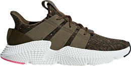 Adidas: Зелёные кроссовки  Prophere