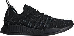 Adidas: Чёрные кроссовки  NMD_R1 STLT