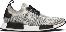 Adidas: Серые кроссовки  NMD_R1 Primeknit