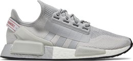 Adidas: Серебристые кроссовки  NMD_R1 V2