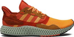 Adidas: Оранжевые кроссовки  ZX 4000 4D