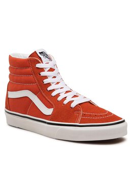 Vans: Оранжевые кеды  Sk8-Hi