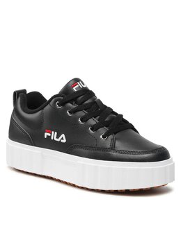 FILA: Чёрные кеды  Sandblast