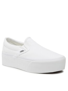 Vans: Белые мокасины  Classic