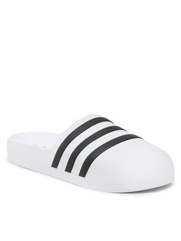 Adidas: Белые шлёпанцы  Adilette