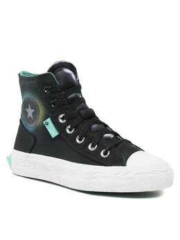 Converse: Чёрные кеды  Chuck Taylor