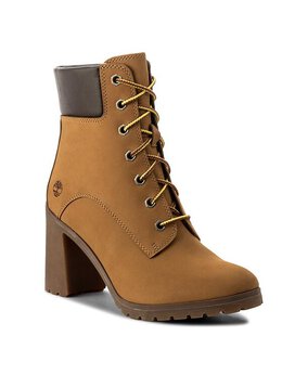 Timberland: Коричневые ботинки 