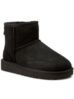 UGG: Чёрные ботинки  Classic Mini II