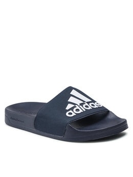 Adidas: Синие шлёпанцы  Adilette