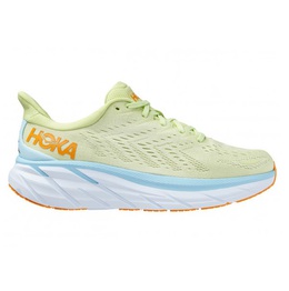 Hoka: Зелёные кроссовки 