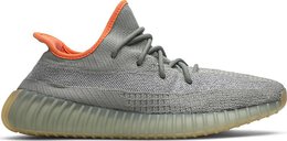 Adidas: Зелёные кроссовки  Yeezy Boost 350 v2