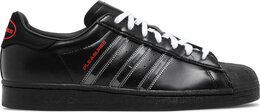 Adidas: Чёрные кроссовки  Superstar