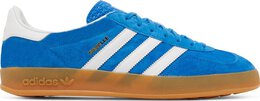 Adidas: Голубые кроссовки  Gazelle Indoor