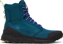 Adidas: Зелёные ботинки Terrex Free Hiker