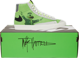 Nike: Зелёные кроссовки  Blazer Mid