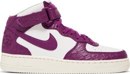 Nike: Фиолетовые кроссовки  Air Force 1