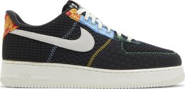 Nike: Чёрные кроссовки  Air Force 1