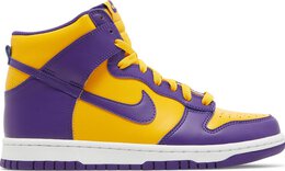 Nike: Фиолетовые кроссовки  Dunk High