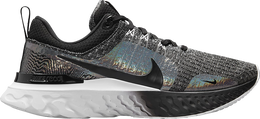 Nike: Чёрные кроссовки  React Infinity Run Flyknit