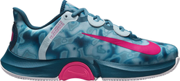 Nike: Голубые кроссовки  Air Zoom