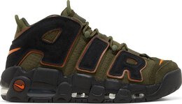 Nike: Кроссовки Air More Uptempo 96 цвета хаки