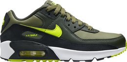 Nike: Зелёные кроссовки  Air Max 90