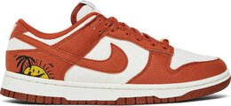 Nike: Оранжевые кроссовки  Dunk Low