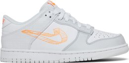 Nike: Белые кроссовки  Dunk Low SE