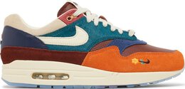 Nike: Оранжевые кроссовки  Air Max 1 SP