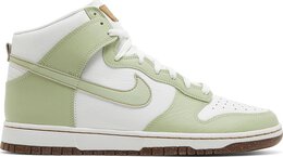 Nike: Зелёные кроссовки  Dunk High SE