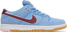 Nike: Синие кроссовки  Dunk Low Premium SB