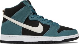 Nike: Зелёные кроссовки  Dunk High Pro SB