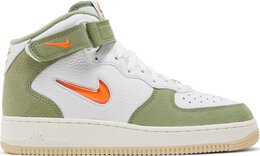 Nike: Зелёные кроссовки  Air Force 1