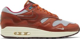 Nike: Тёмные кроссовки  Air Max 1