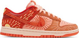 Nike: Оранжевые кроссовки  Dunk Low