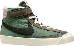 Nike: Зелёные кроссовки  Blazer Mid 77