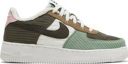 Nike: Зелёные кроссовки  Air Force 1