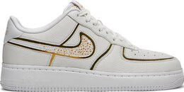 Nike: Золотые кроссовки  Air Force 1 Low