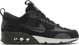 Nike: Чёрные кроссовки  Air Max 90