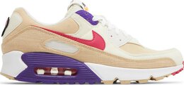 Nike: Серые кроссовки  Air Max 90