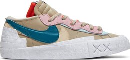 Nike: Серые кроссовки  Blazer Low