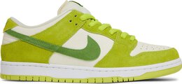 Nike: Зелёные кроссовки  Dunk Low Pro SB