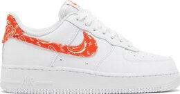 Nike: Оранжевые кроссовки  Air Force 1