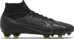 Бутсы Nike Zoom Mercurial Superfly 9 Pro FG 'Black Volt', черный dj5598 001 | black