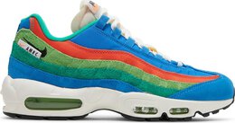 Nike: Светлые кроссовки  Air Max 95 SE