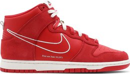 Nike: Красные кроссовки  Dunk High SE