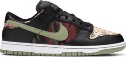 Nike: Чёрные кроссовки  Dunk Low SE