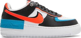 Nike: Чёрные кроссовки  Air Force 1 Shadow