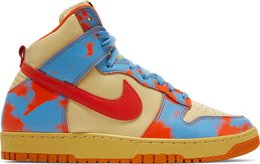 Nike: Оранжевые кроссовки  Dunk High